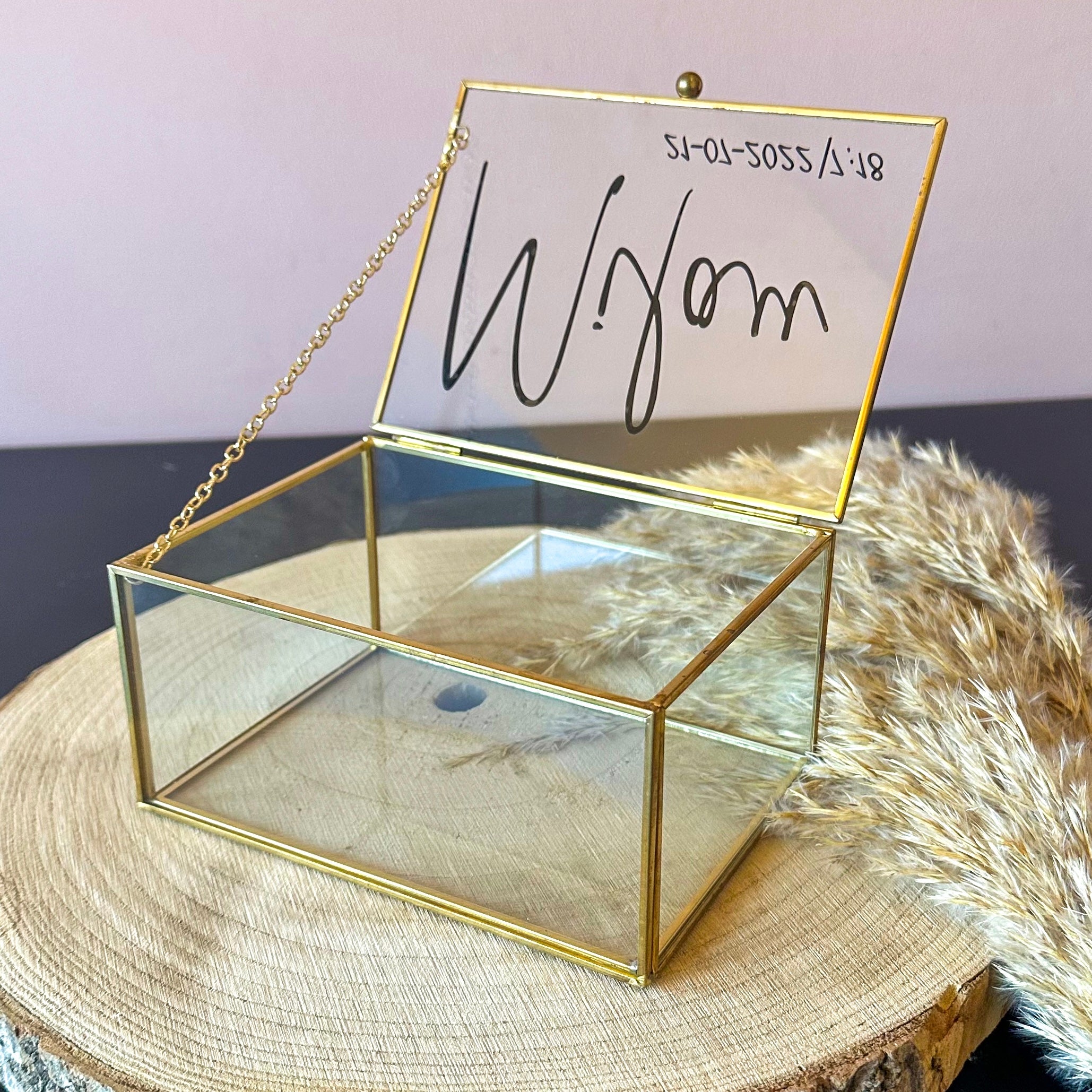 Herrinnering doos | glas