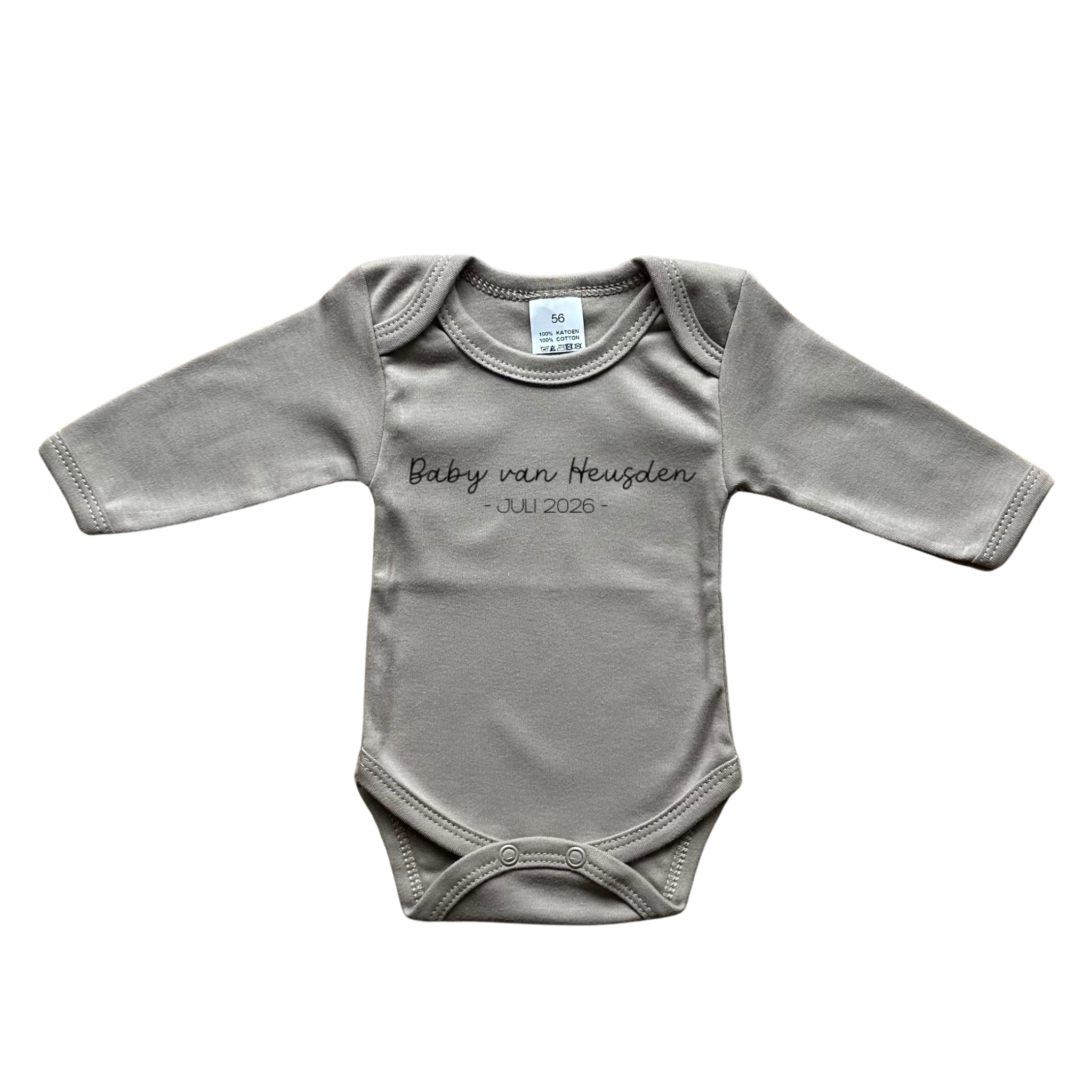 Zwangerschapsaankondiging Romper | Achternaam