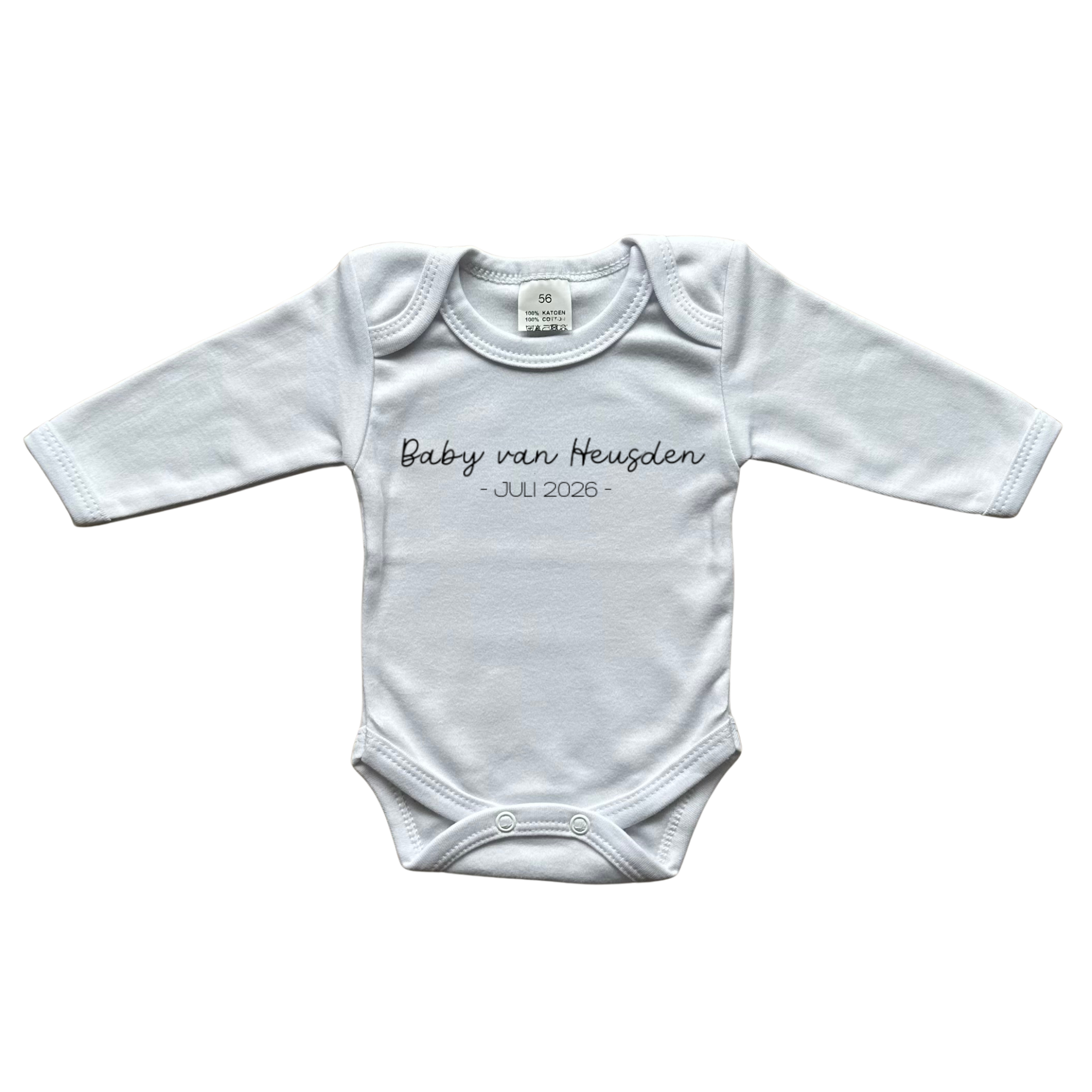 Zwangerschapsaankondiging Romper | Achternaam