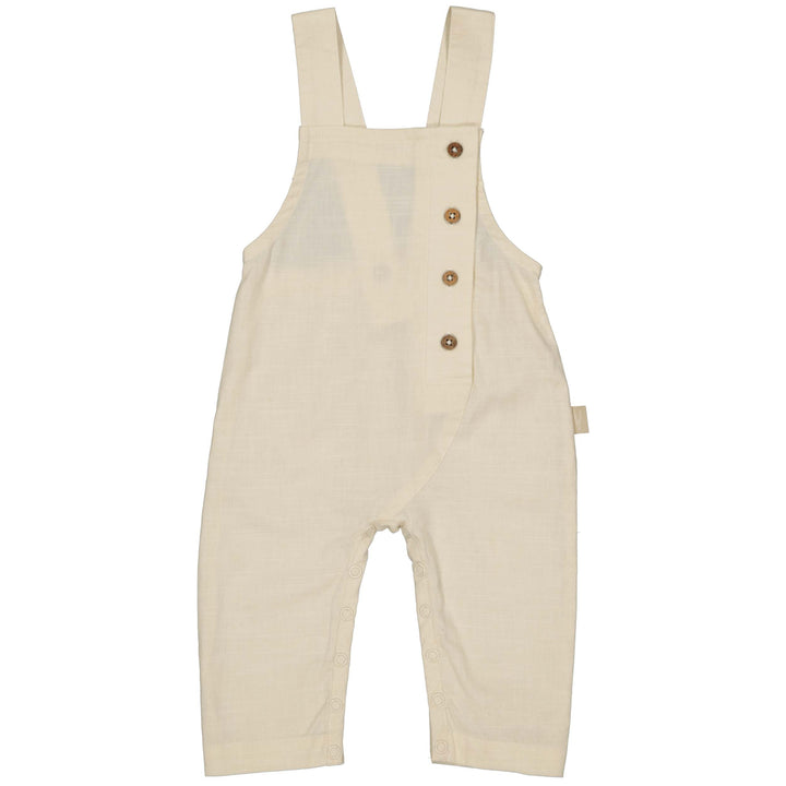 Tuinbroek baby | Beige katoen