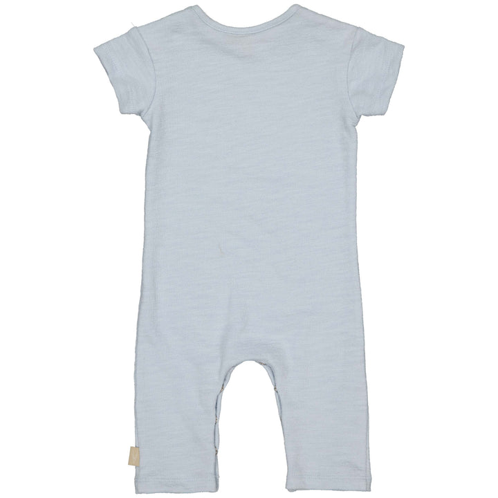 Jumpsuit baby | korte mouw ijsblauw