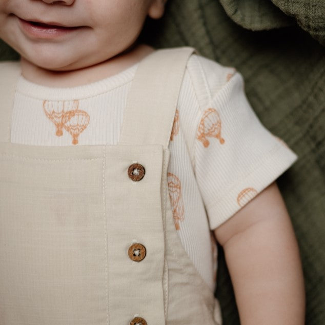 Baby romper oranje | luchtballon