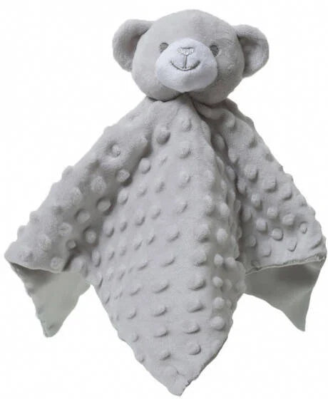 Knuffeldoek beer Wit - met naam €14,95 Knuffeldoek beer Wit - met naam €14,95